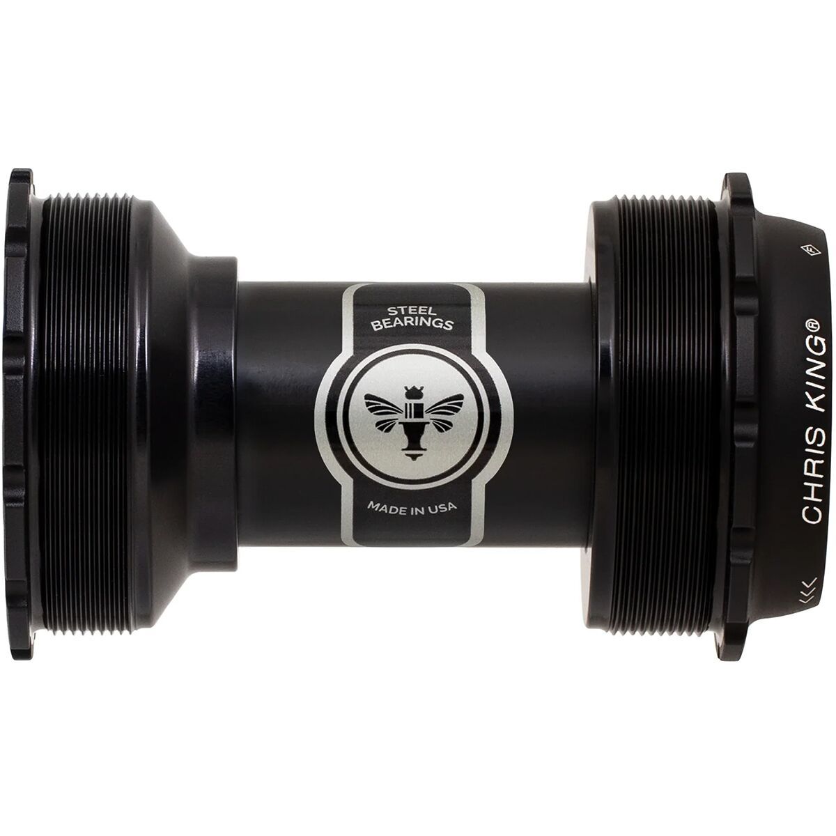 Image of Chris King ThreadFit T47A-24 Bottom Bracket Matte Black, 24mm
