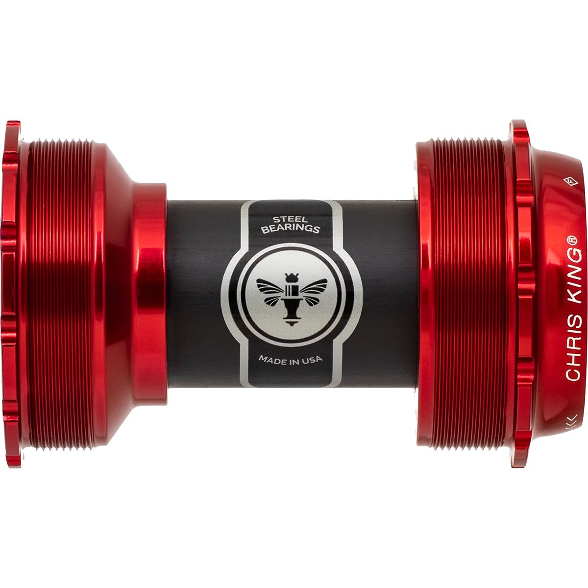 Image of Chris King ThreadFit T47A-24 Bottom Bracket Red, 24mm