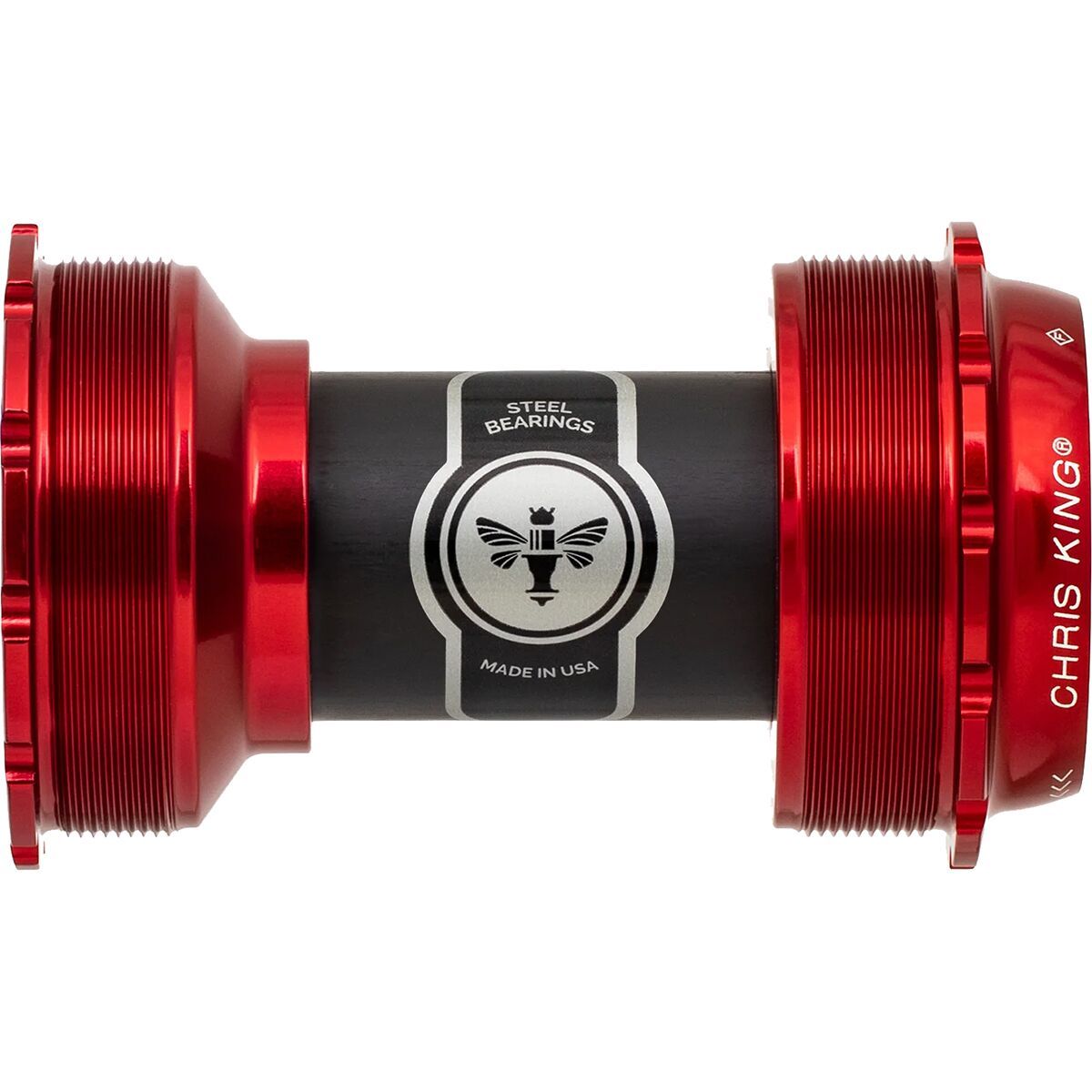 Image of Chris King ThreadFit T47A-24 Bottom Bracket Red, 24mm