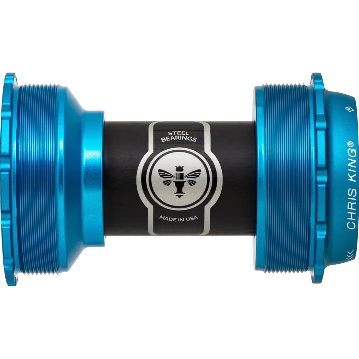 Image of Chris King ThreadFit T47A-24 Bottom Bracket Turquoise, 24mm