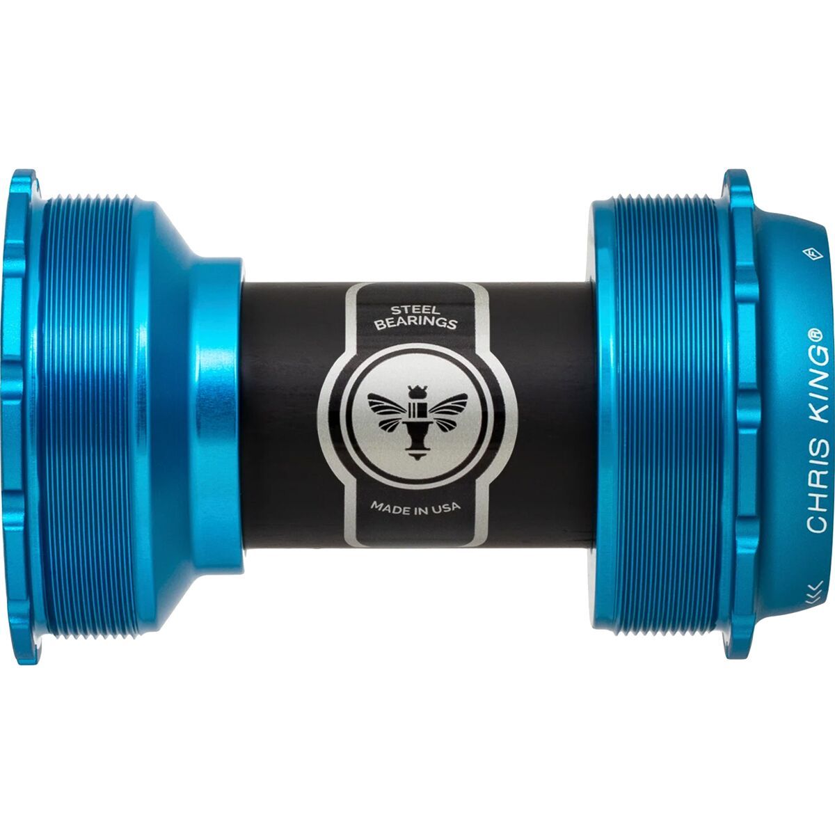 Image of Chris King ThreadFit T47A-24 Bottom Bracket Turquoise, 24mm
