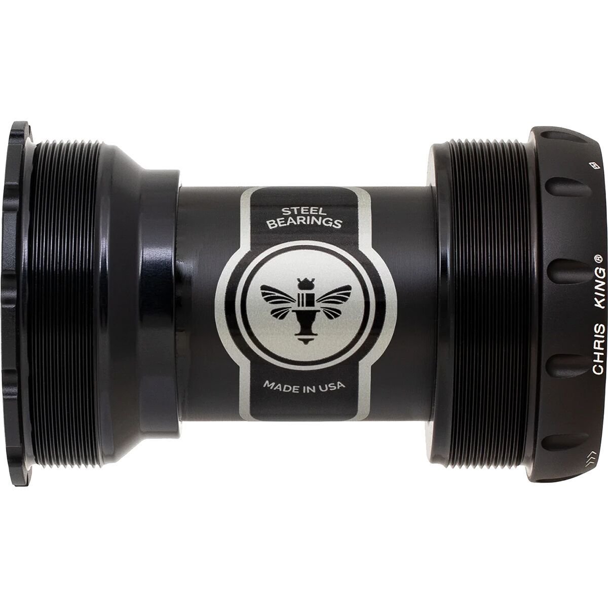 Image of Chris King ThreadFit T47A-30 Bottom Bracket - Ceramic Matte Black, 30mm