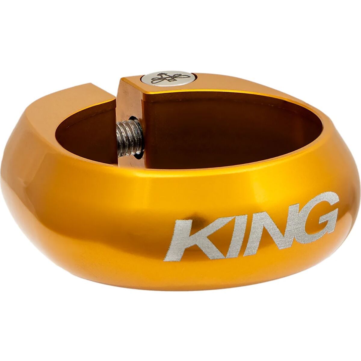 Image of Chris King King Seatpost Collar Gold, 34.9mm