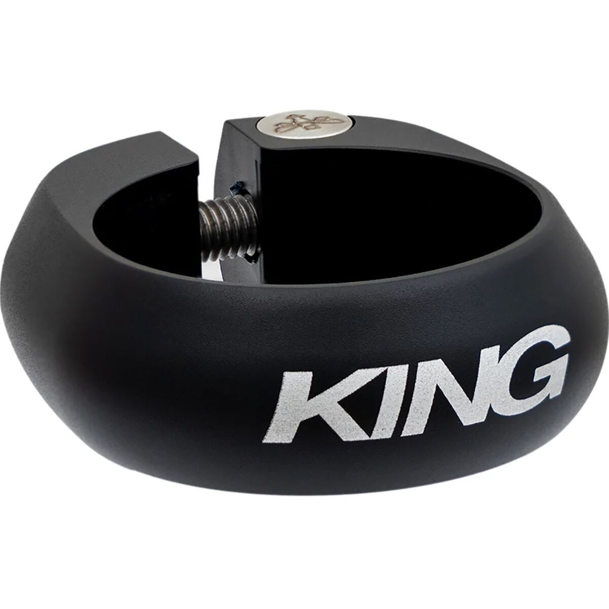 Image of Chris King King Seatpost Collar Matte Black, 34.9mm