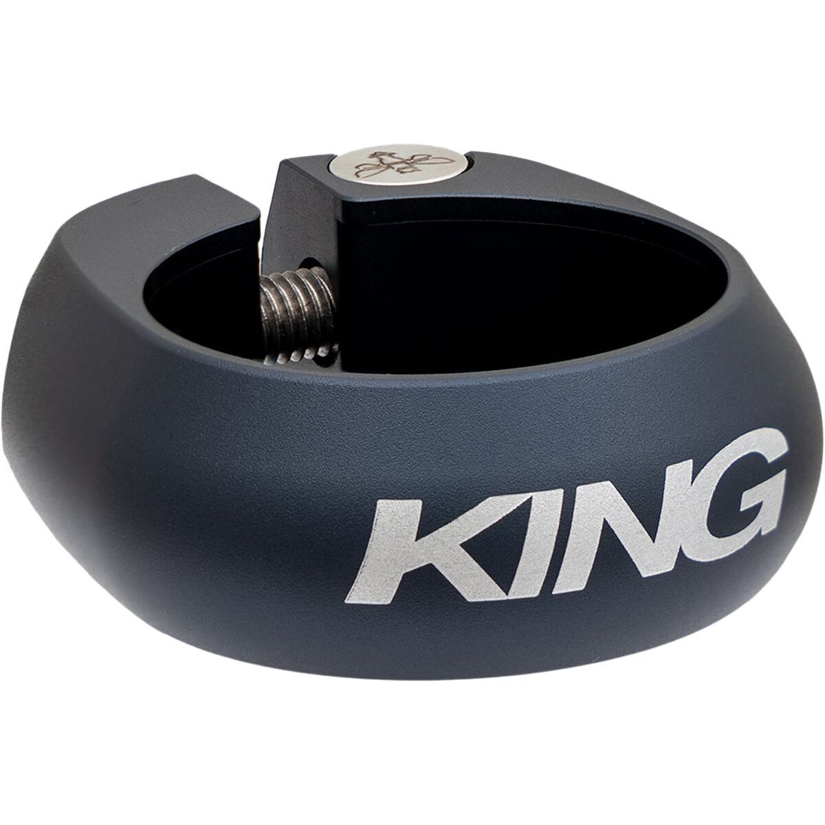 Image of Chris King King Seatpost Collar Matte Midnight, 34.9mm