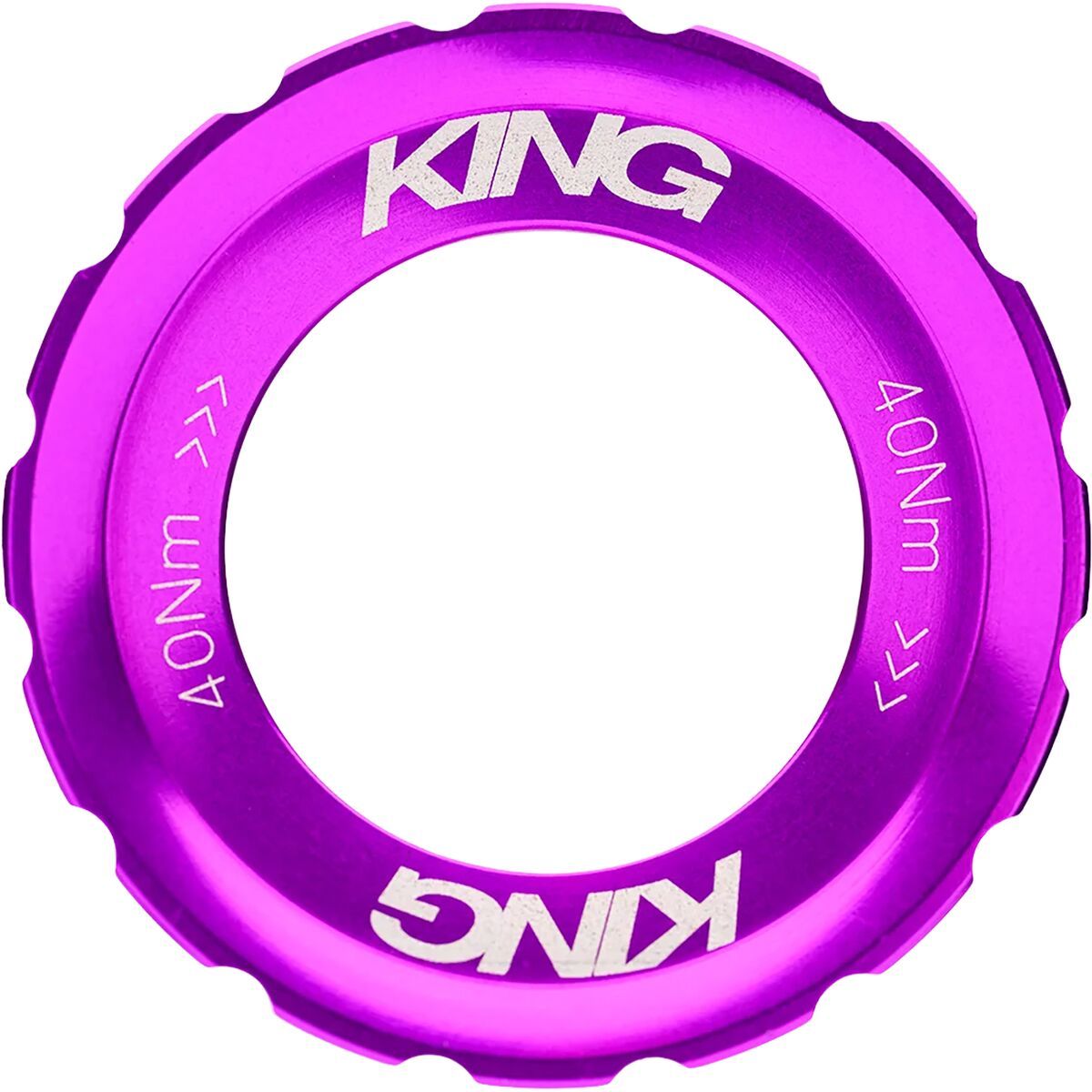 Image of Chris King King Lockring 3D Violet, One Size
