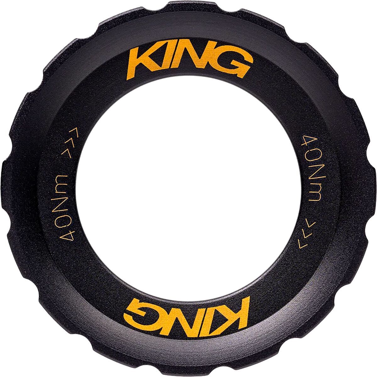 Image of Chris King King Lockring Two Tone Black Gold, One Size