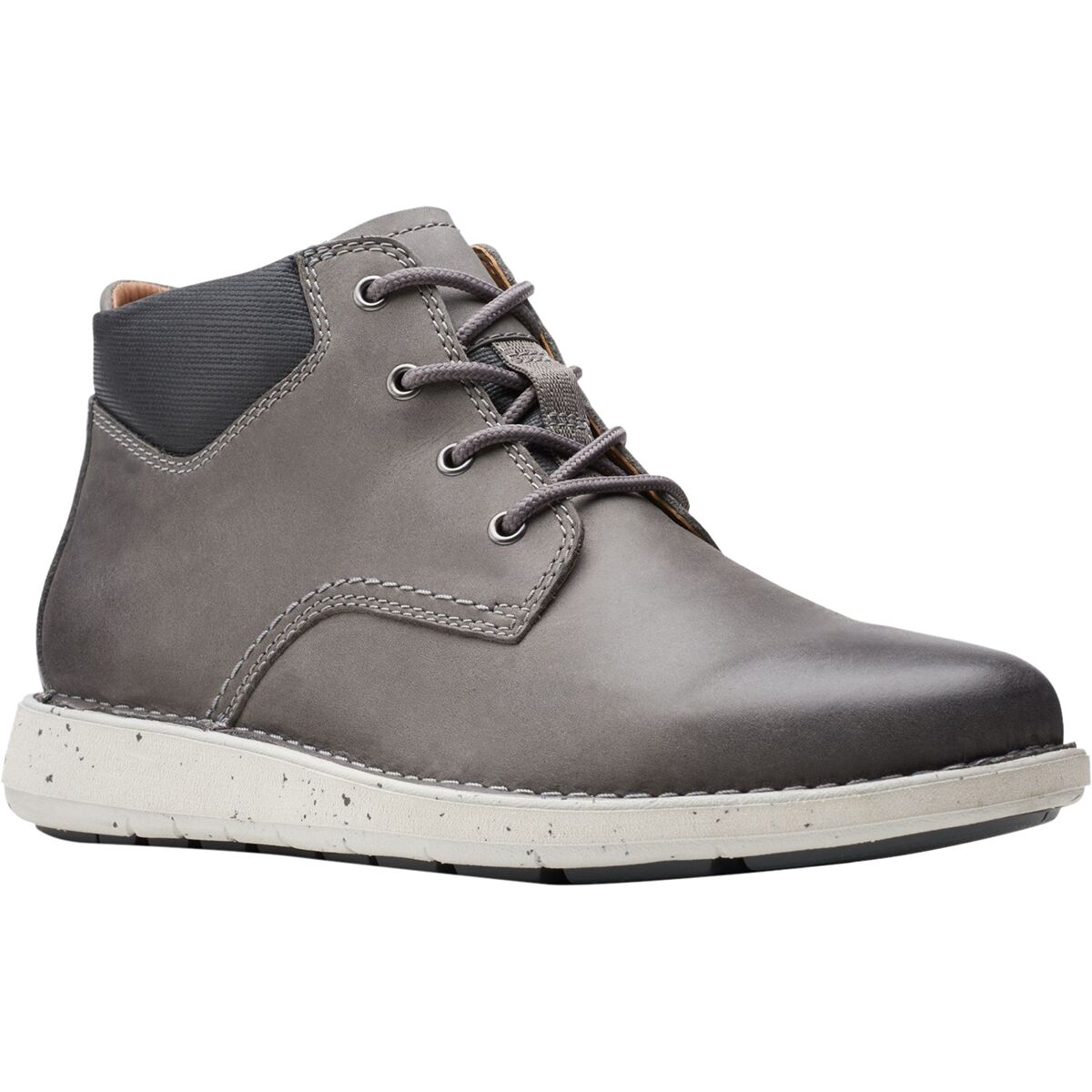 clarks boots mens grey