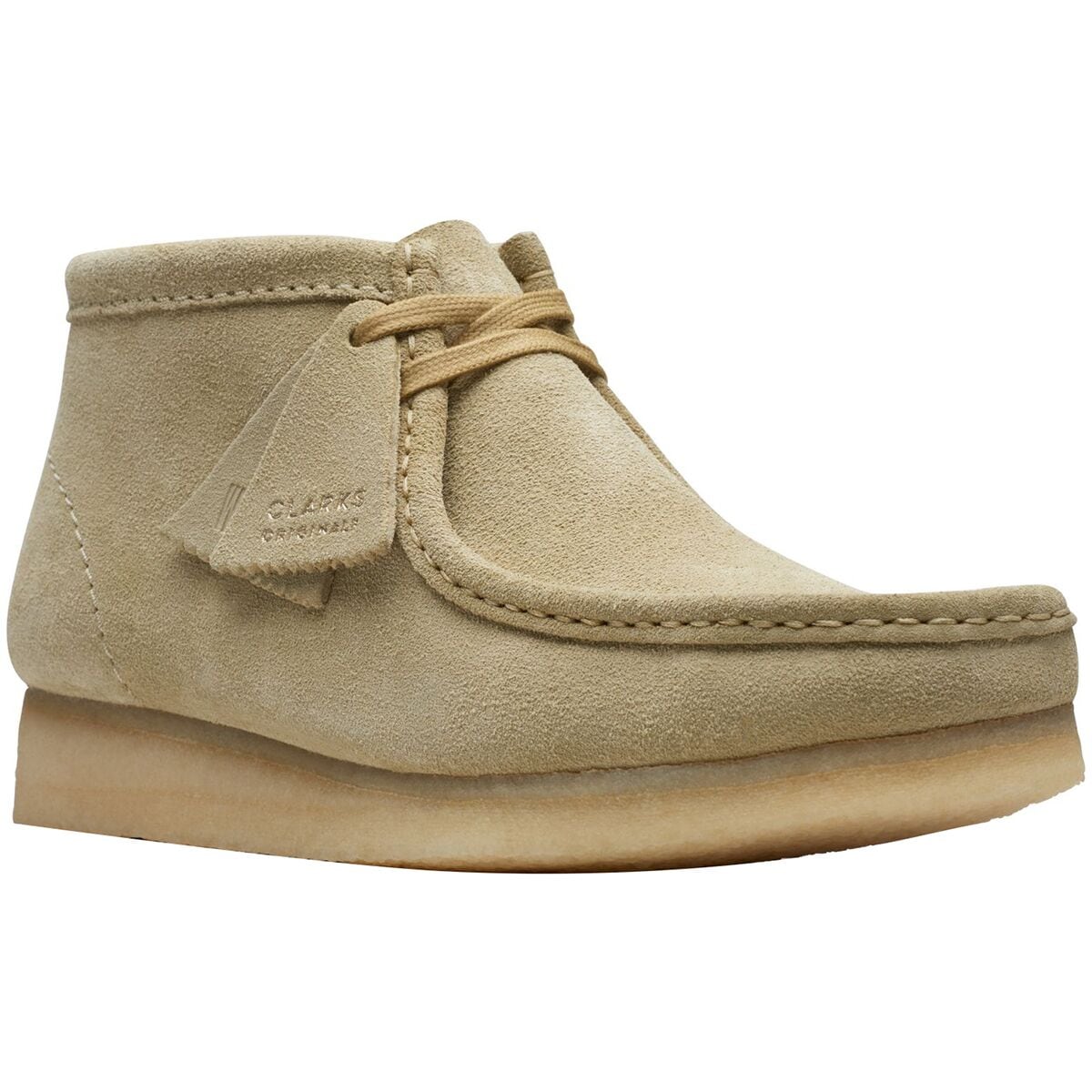 Clarks Wallabee Suede Boots - Brown