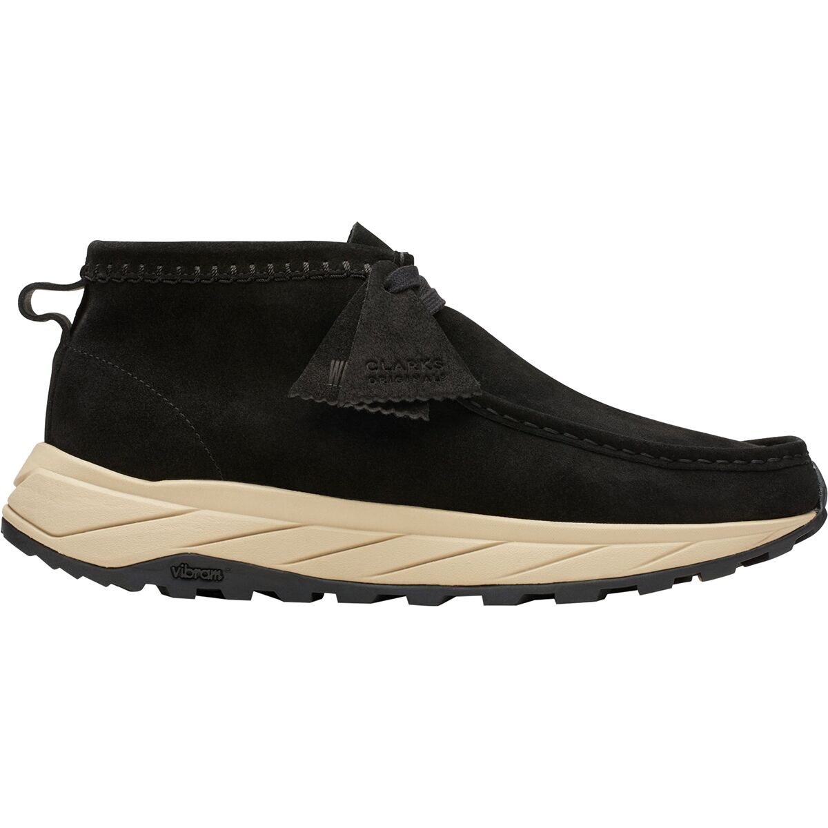 Clarks Clarks Wallabee Eden Shoe Black Suede, 9.0