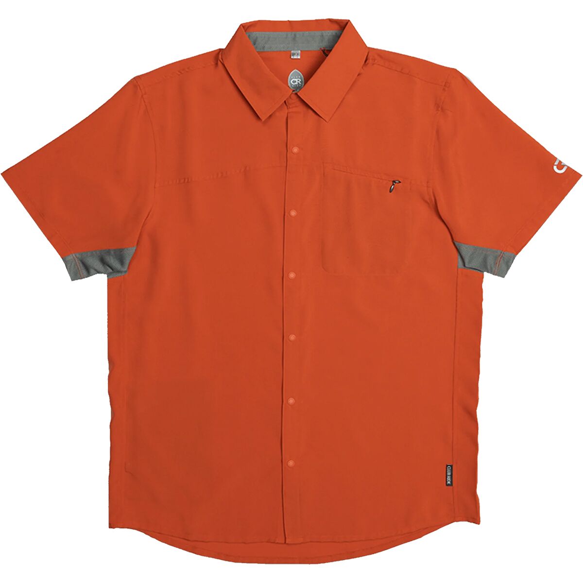 Image of Club Ride Apparel Protocol Jersey - Short Sleeve - Men's Orange Rust, XL