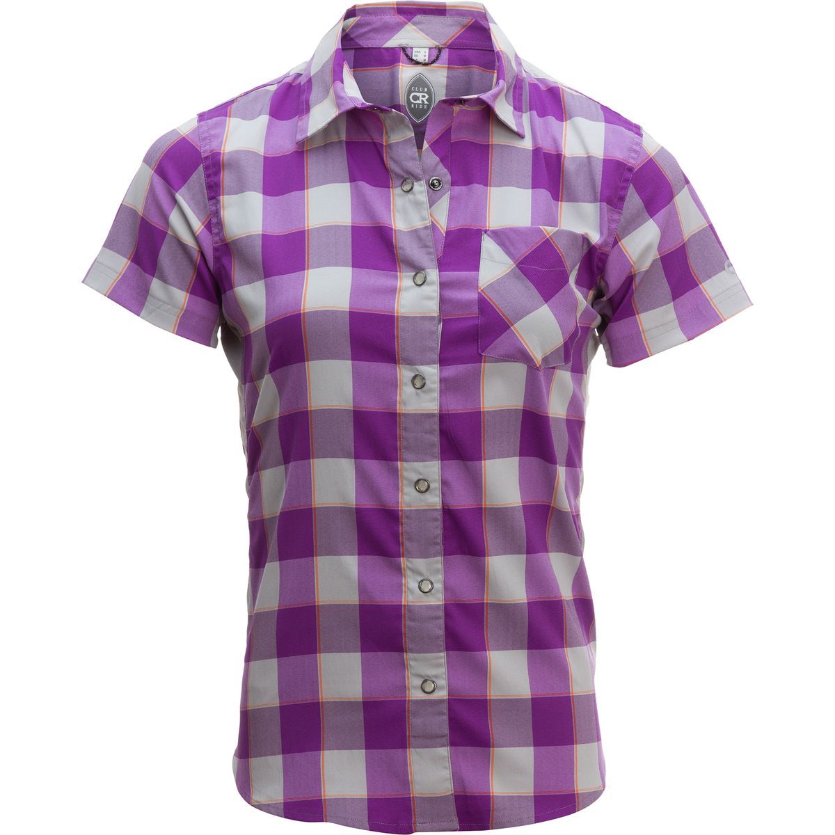 Image of Club Ride Apparel Bandara Jersey - Women's Dewberry Plaid, XS