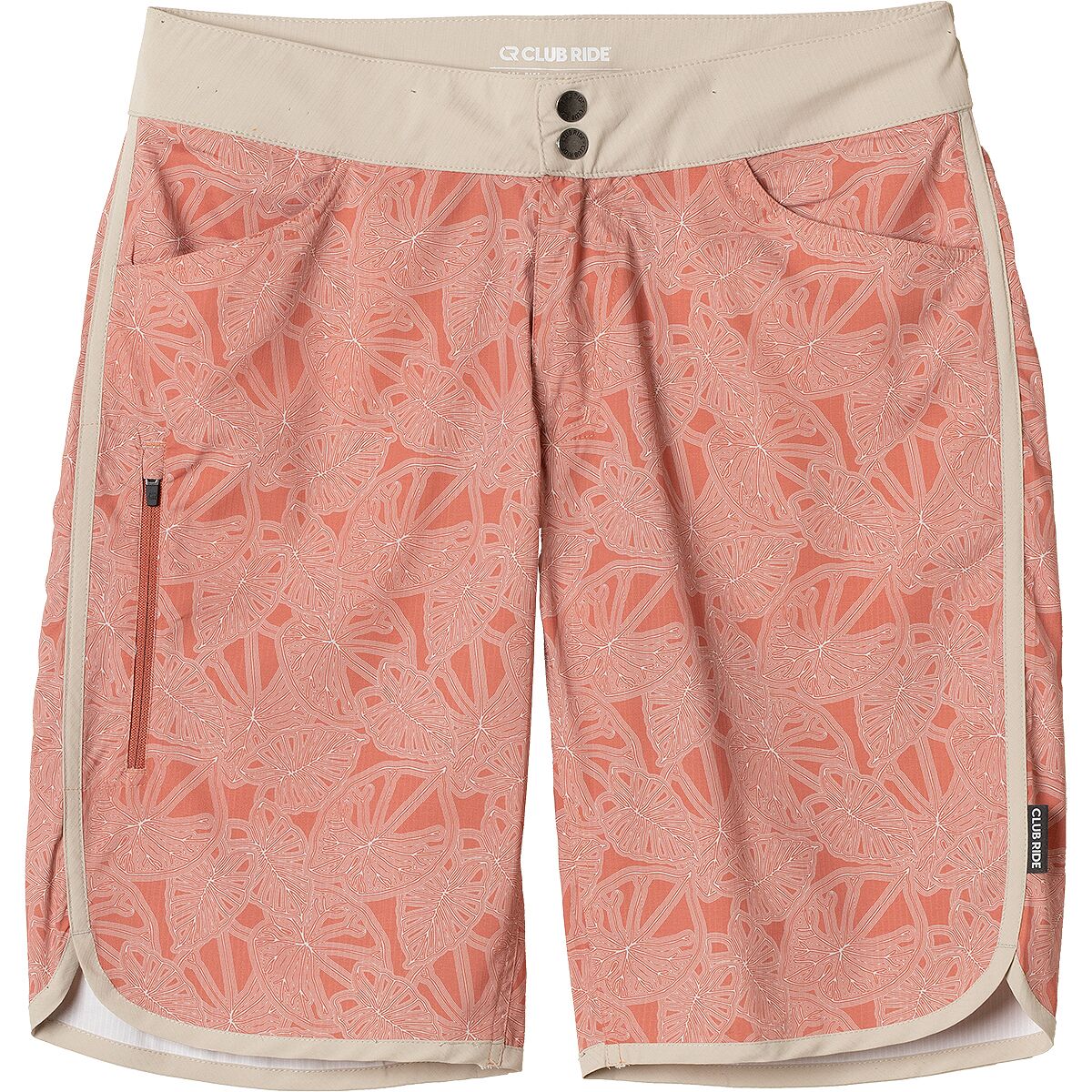 Image of Club Ride Apparel Savvy Short - Women's Ginger Spice Palm, XS