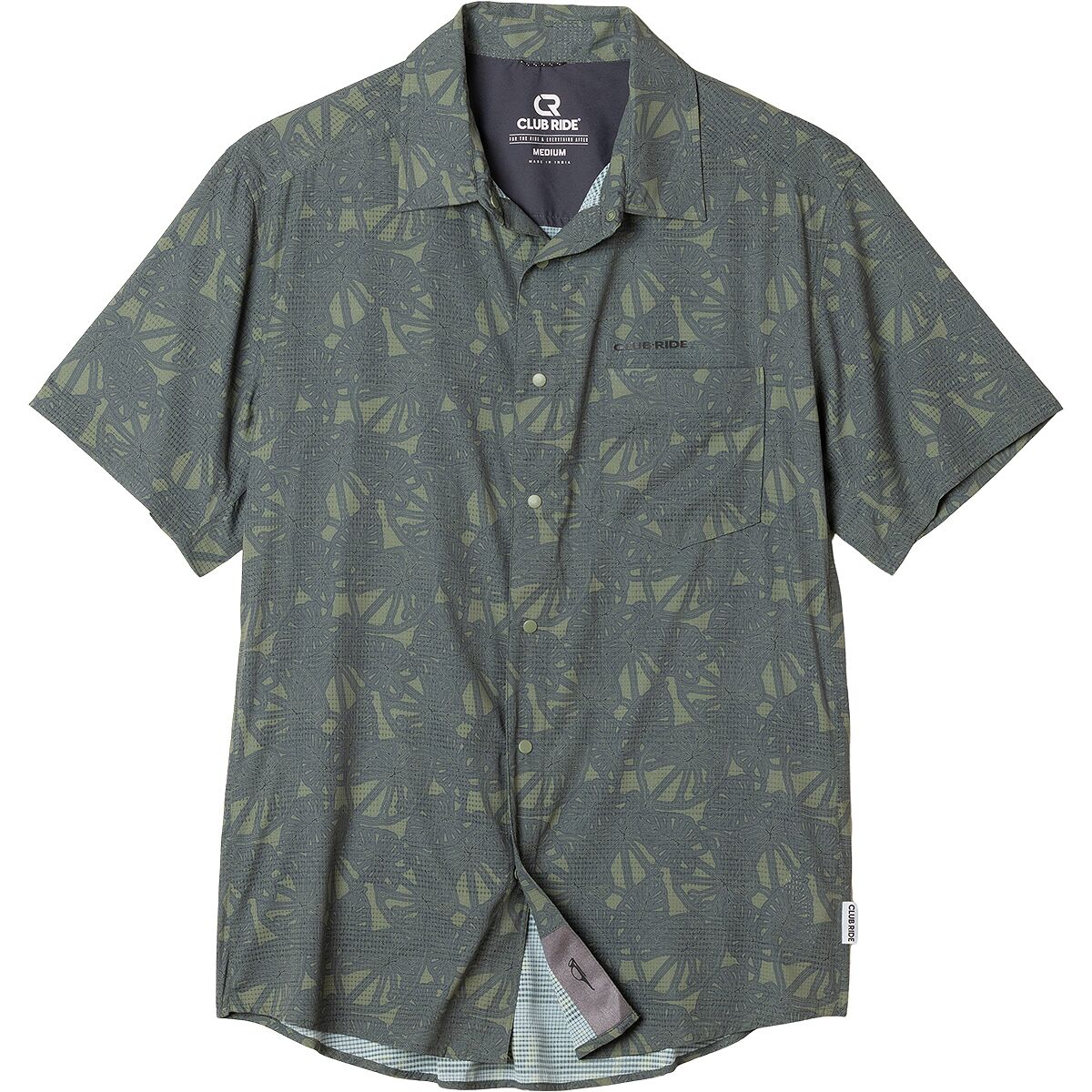 Image of Club Ride Apparel Motive Jersey - Men's Olive Palm, M