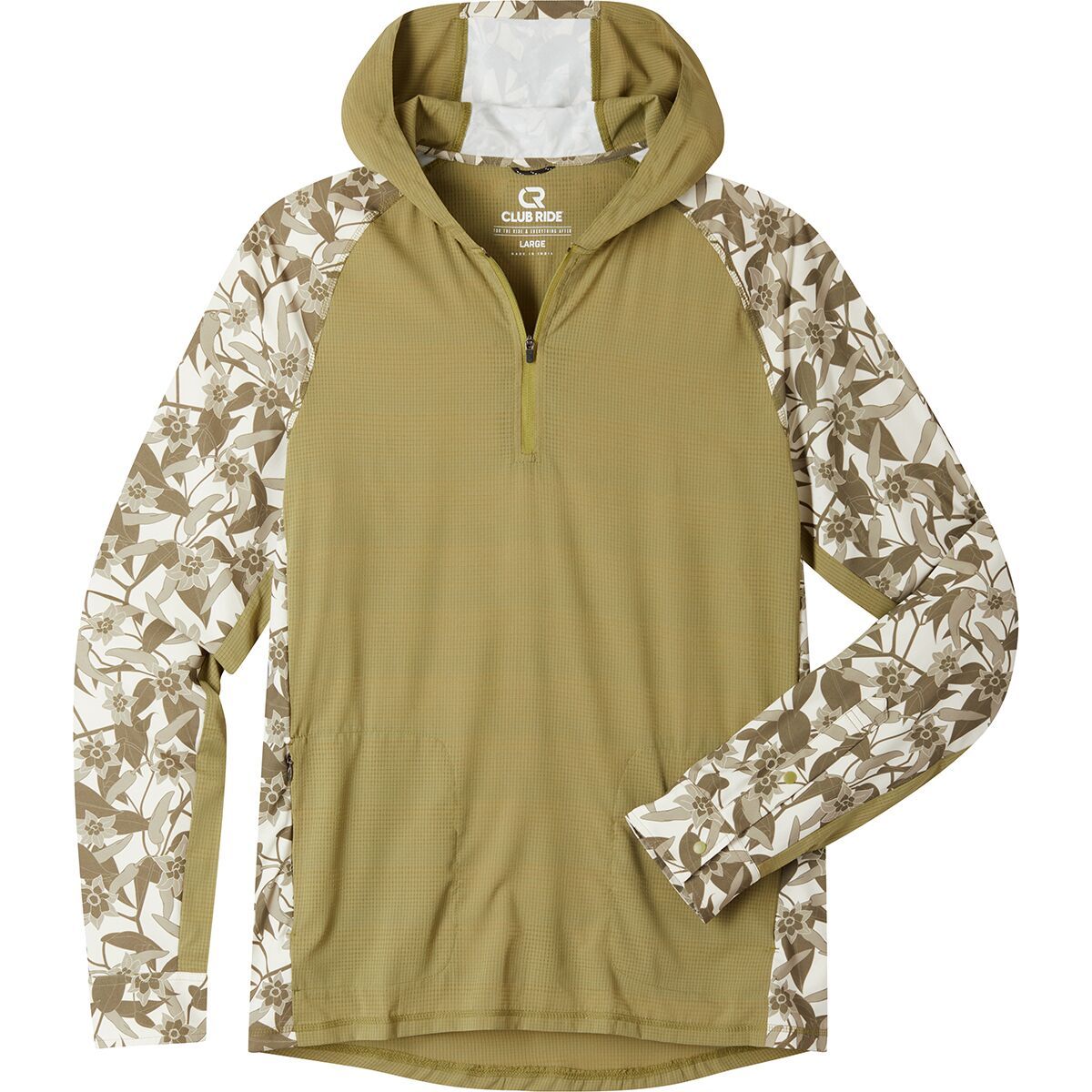 Image of Club Ride Apparel Helios Sun Shirt - Men's Spicy Green Chili, M