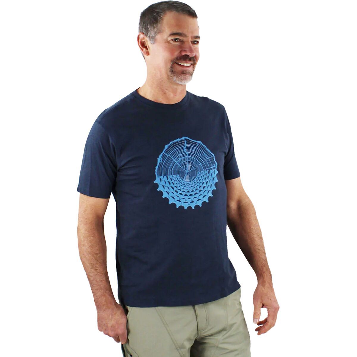Image of Club Ride Apparel Cog T-Shirt - Men's Blue Nights, XL