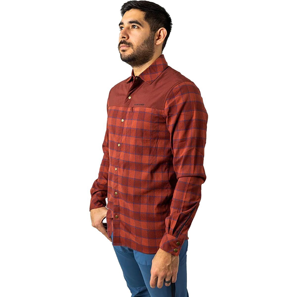 Image of Club Ride Apparel Maholo Long Sleeve Flannel - Men's Auburn, S