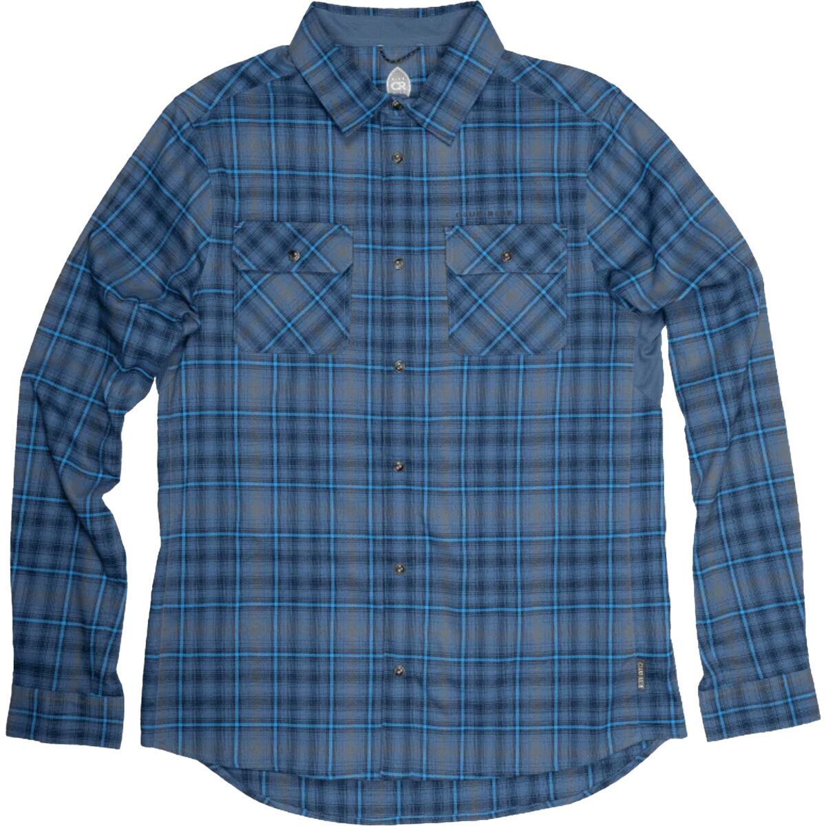 Image of Club Ride Apparel Daniel Flannel Long-Sleeve Jersey - Men's Vivid Blue, L