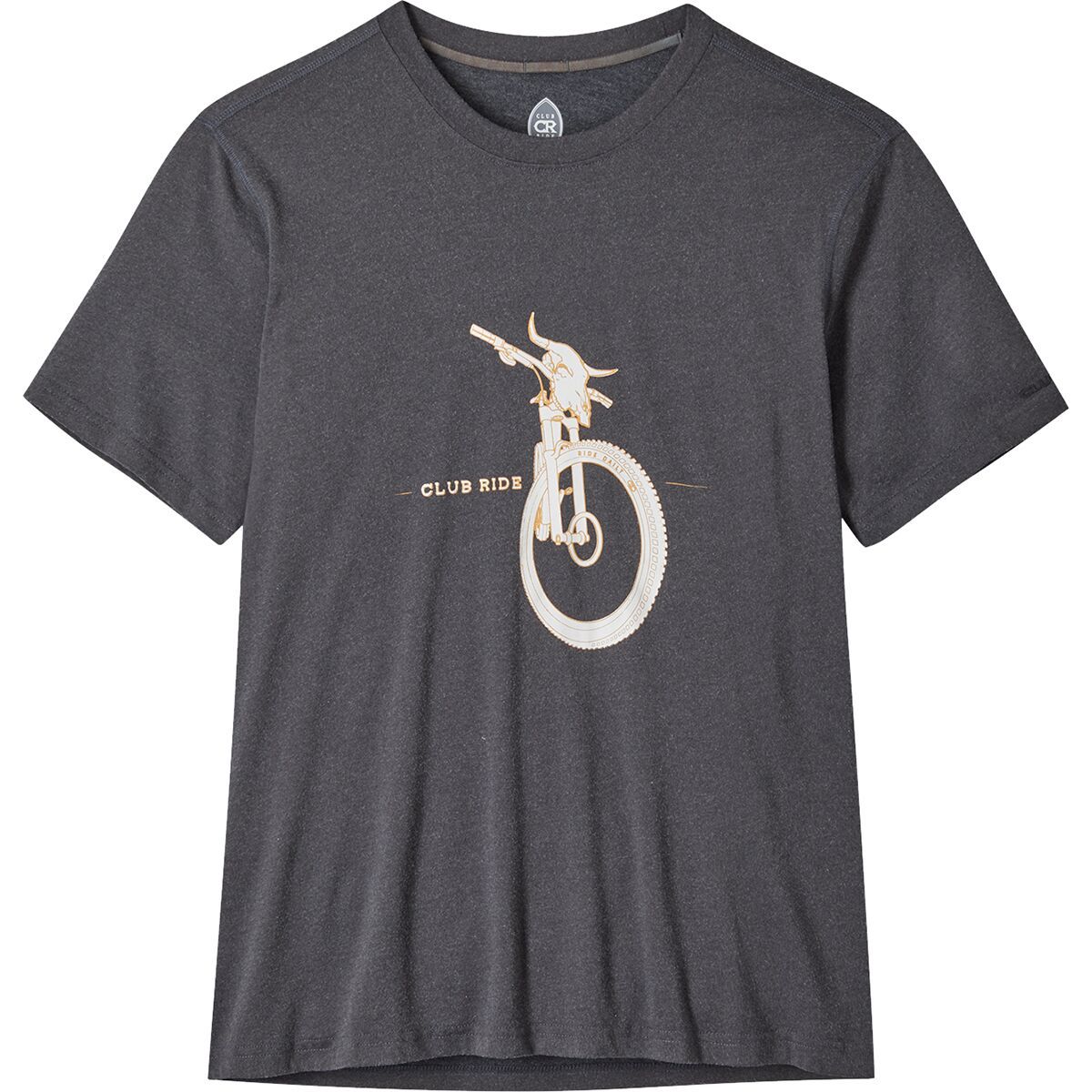 Image of Club Ride Apparel Bull T-Shirt - Men's Asphalt, L