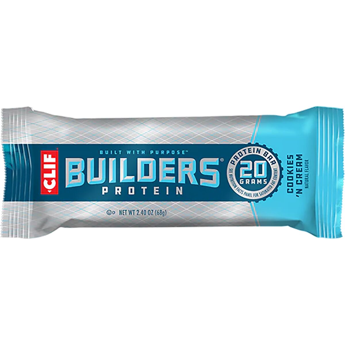 Image of Clifbar Builders Protein Bar - 12 Pack Cookies N Cream, One Size