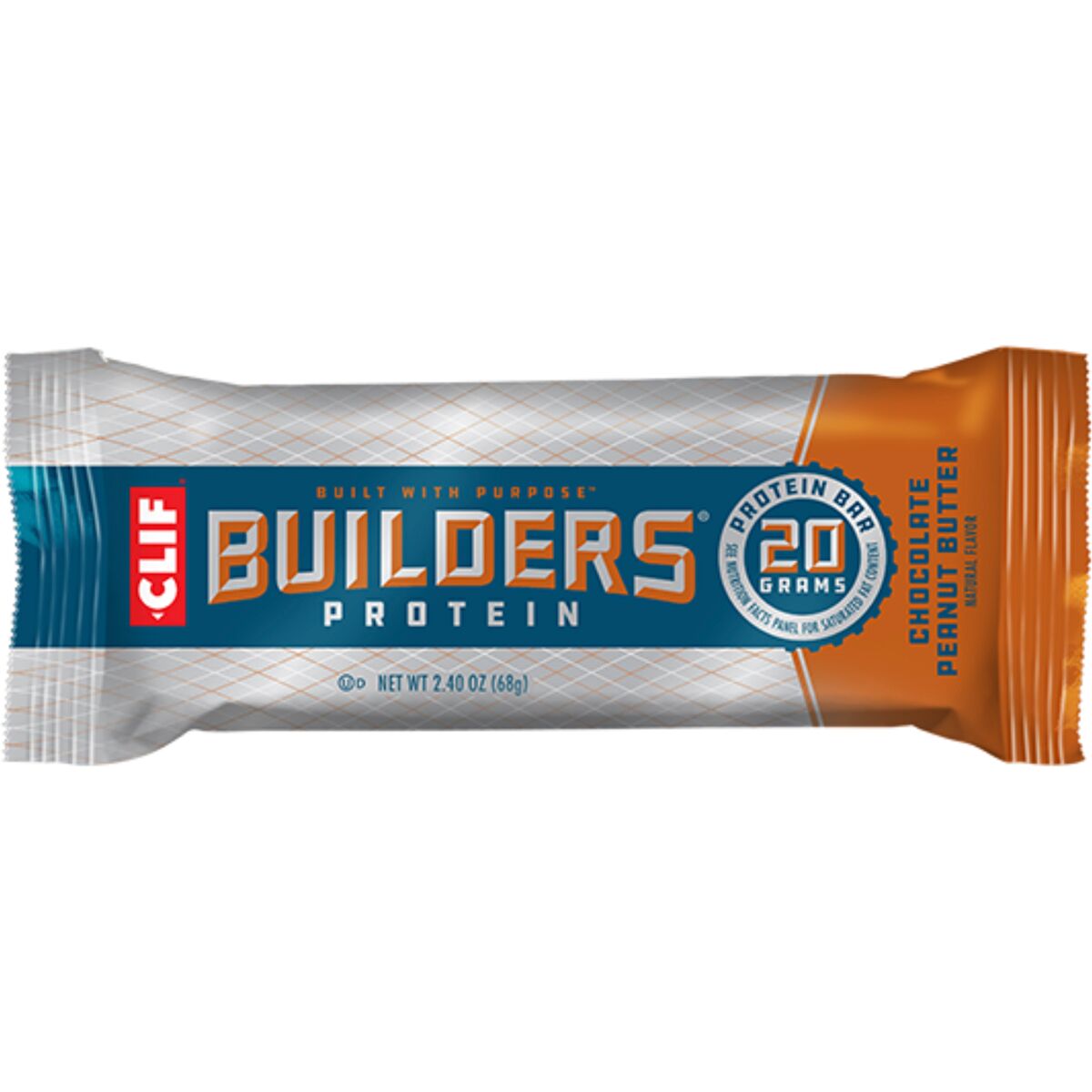 Clifbar Clifbar Builders Protein Bar - 12 Pack Peanut Butter, One Size