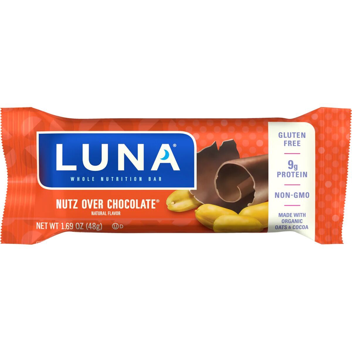 Image of Clifbar Luna Bar - 15 Pack Nutz Over Chocolate, One Size