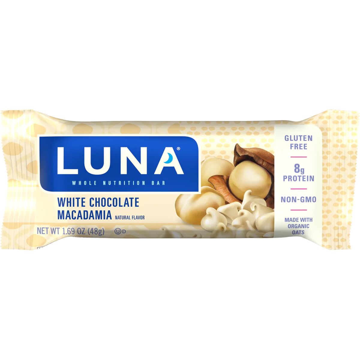 Clifbar Clifbar Luna Bar - 15 Pack White Chocolate Macadamia, One Size