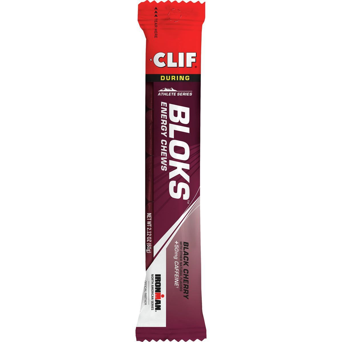 Image of Clifbar Bloks Energy Chews - 18-Pack Black Cherry W/ Caffeine, One Size