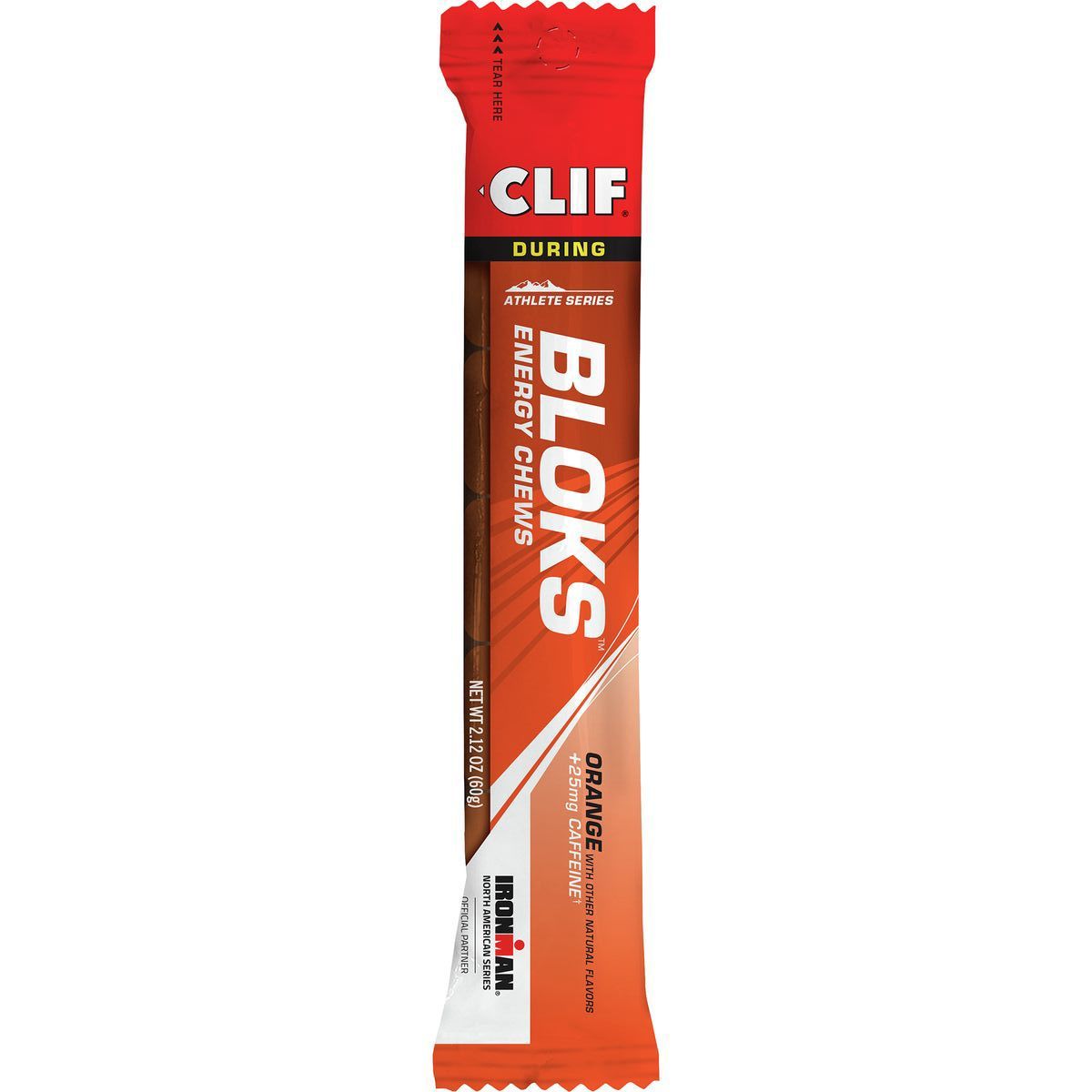 Image of Clifbar Bloks Energy Chews - 18-Pack Orange w/Caffeine, One Size