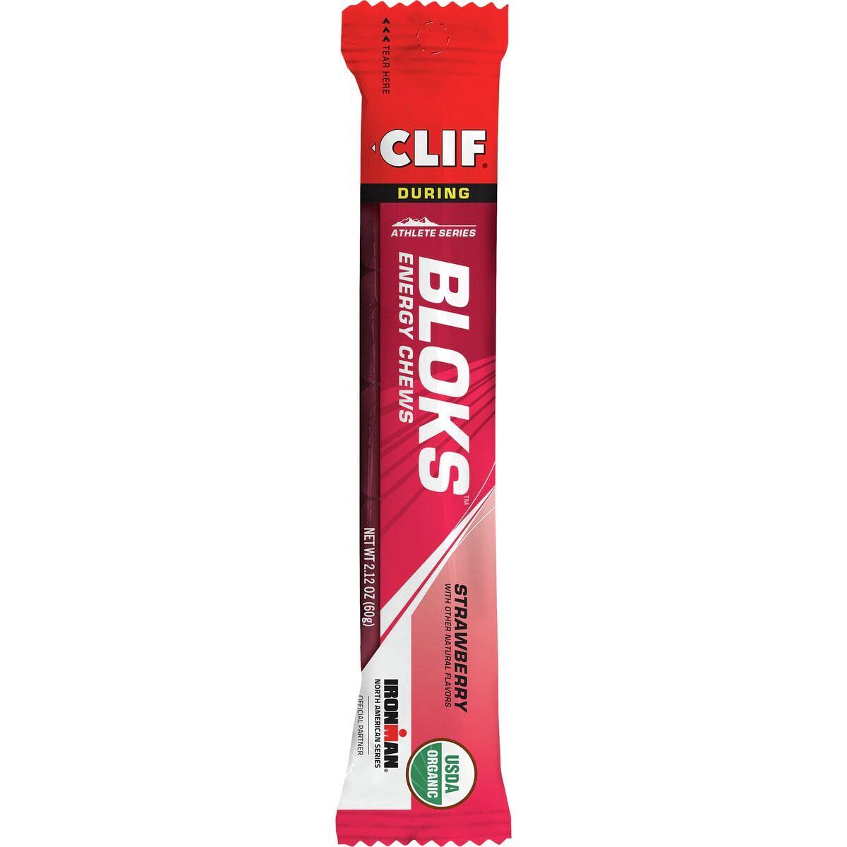 Image of Clifbar Bloks Energy Chews - 18-Pack Strawberry, One Size