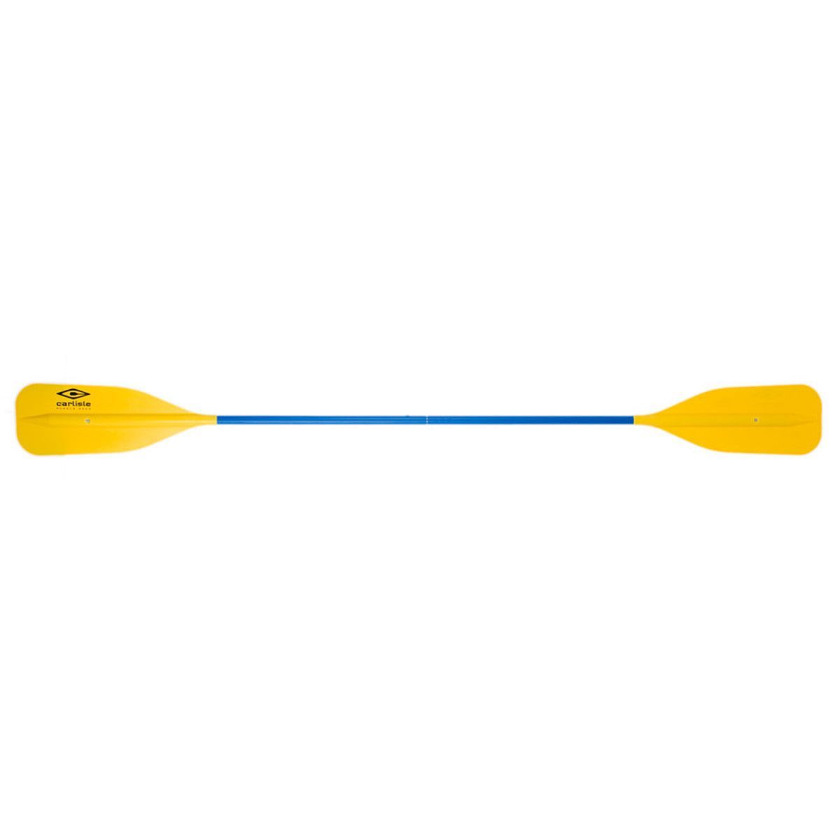 Carlisle Paddles Carlisle Paddles Standard 2-Piece Paddle - Straight Shaft Yellow/Blue, 84in