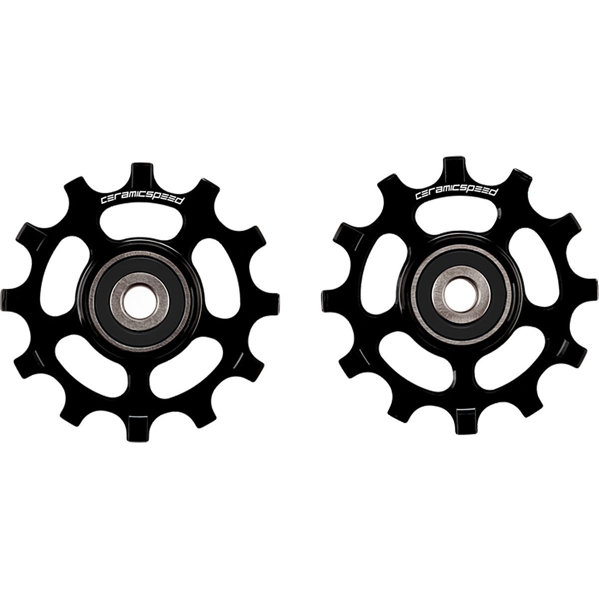 Image of CeramicSpeed 12 Tooth Aluminum Pulley Wheels - Coated Black/SRAM, 12-Speed, AXS Road