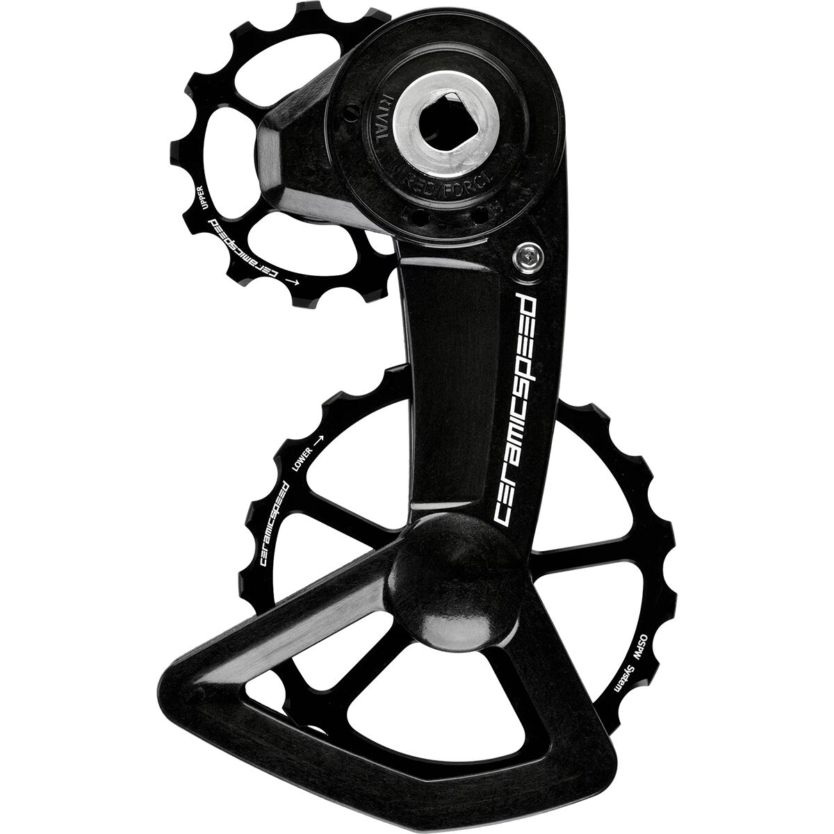 CeramicSpeed CeramicSpeed OSPW X SRAM Alt Red/Force/Rival AXS XPLR Black, One Size