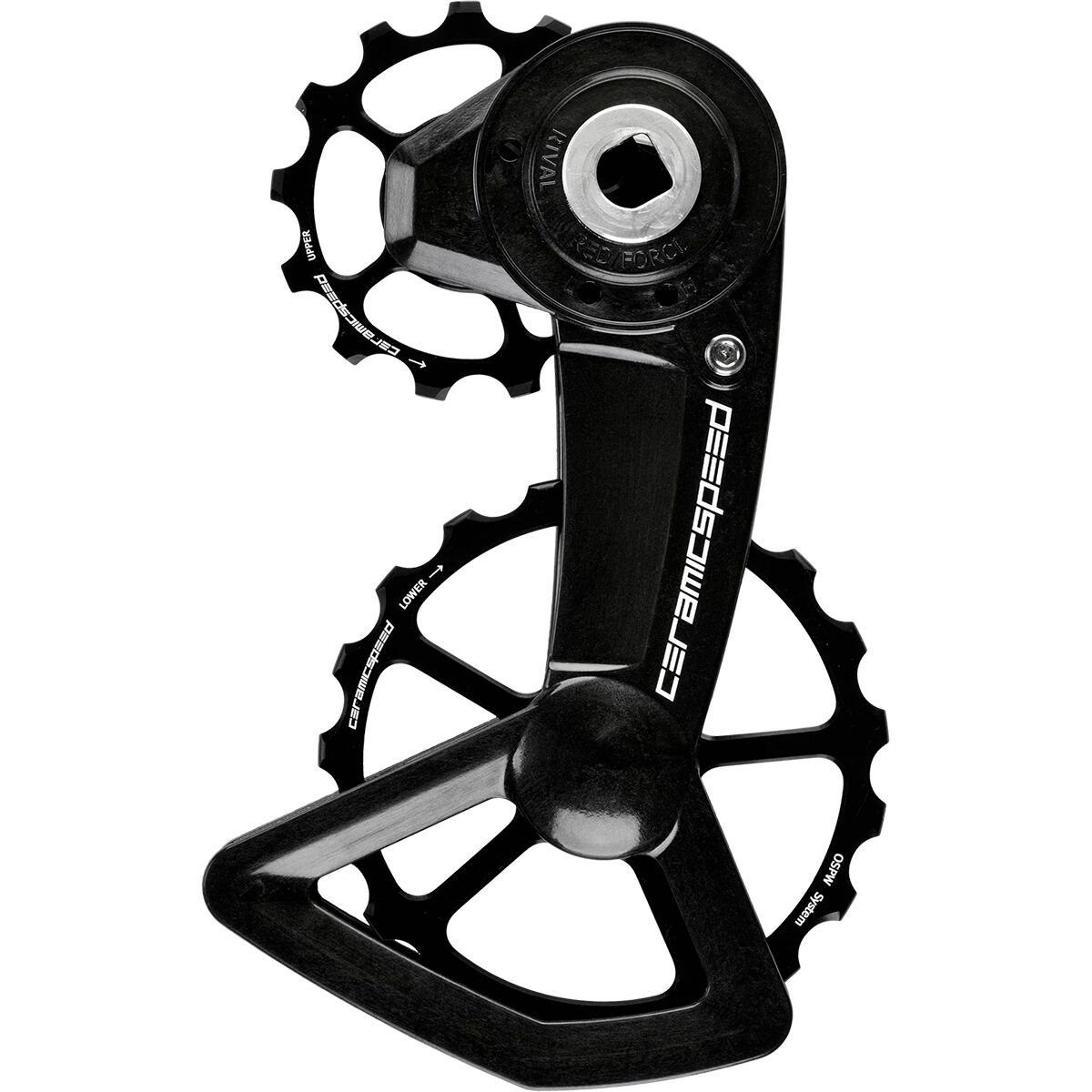 CeramicSpeed CeramicSpeed OSPW X SRAM Alt Red/Force/Rival AXS XPLR Ctd Black, One Size