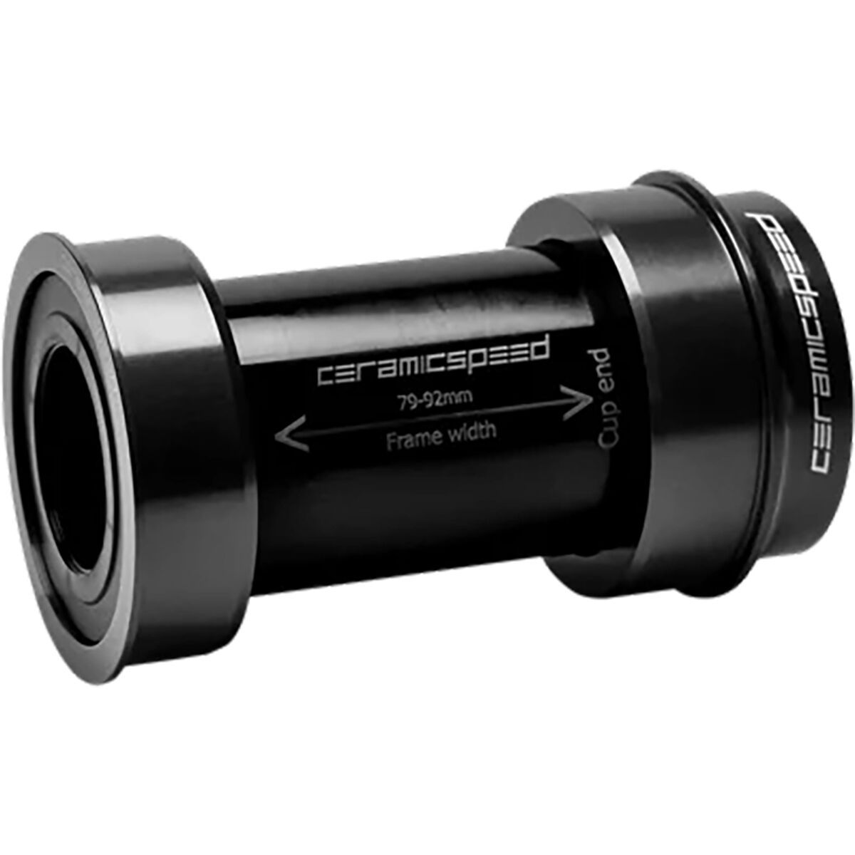 Image of CeramicSpeed BBRight Bottom Bracket Black, 24mm, Shimano, FSA, Rotor