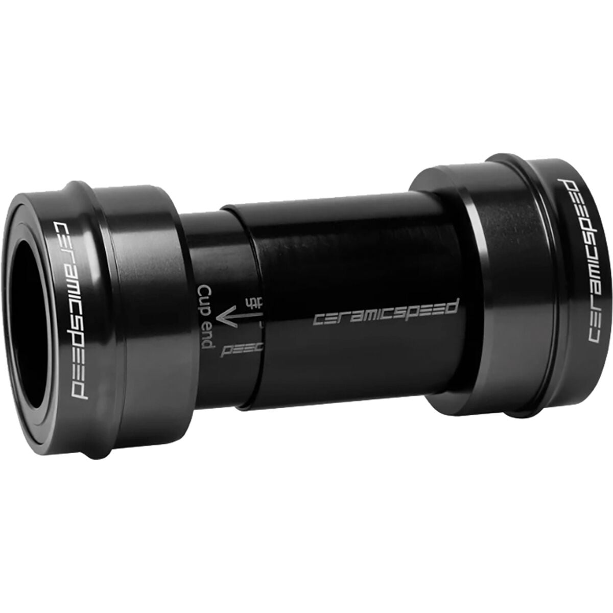 Image of CeramicSpeed PF30 - Coated Bracket Bottom Bracket Black, 24mm, Shimano, FSA, Rotor