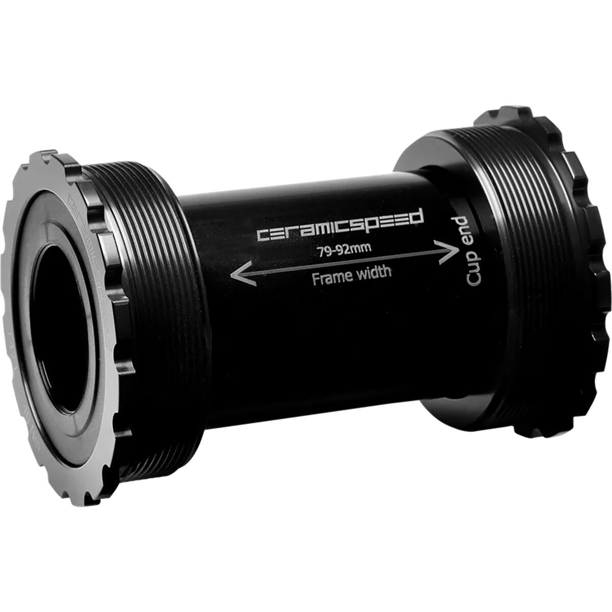 Image of CeramicSpeed T47/86 Inboard Bottom Bracket Black, 30mm
