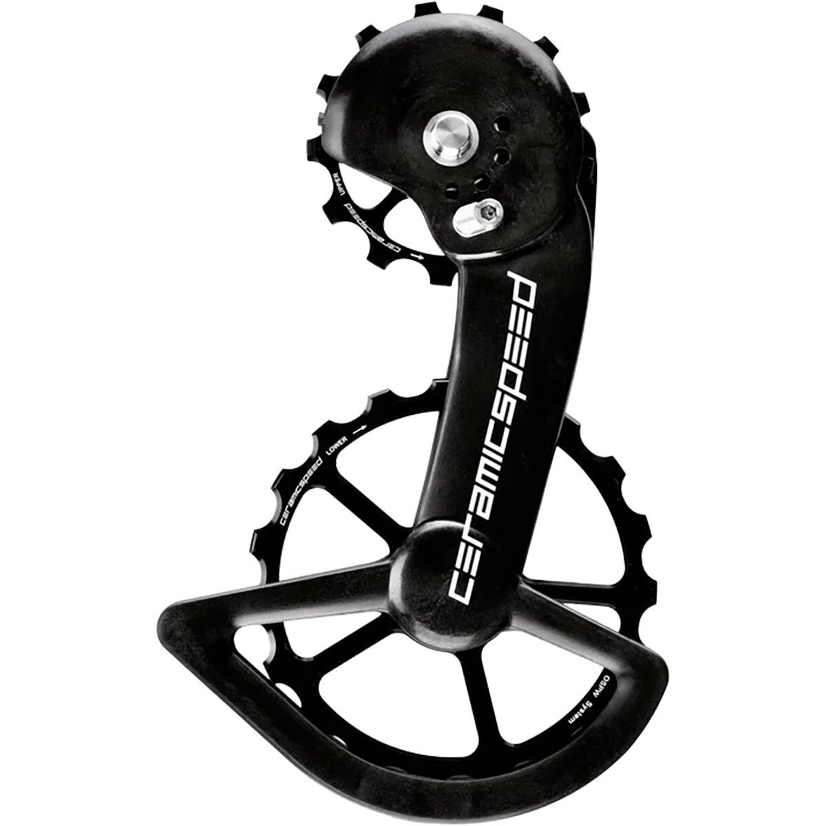 Image of CeramicSpeed OSPW X Shimano GRX/RX820 2x12 Coated Pulley Wheel System Black, One Size