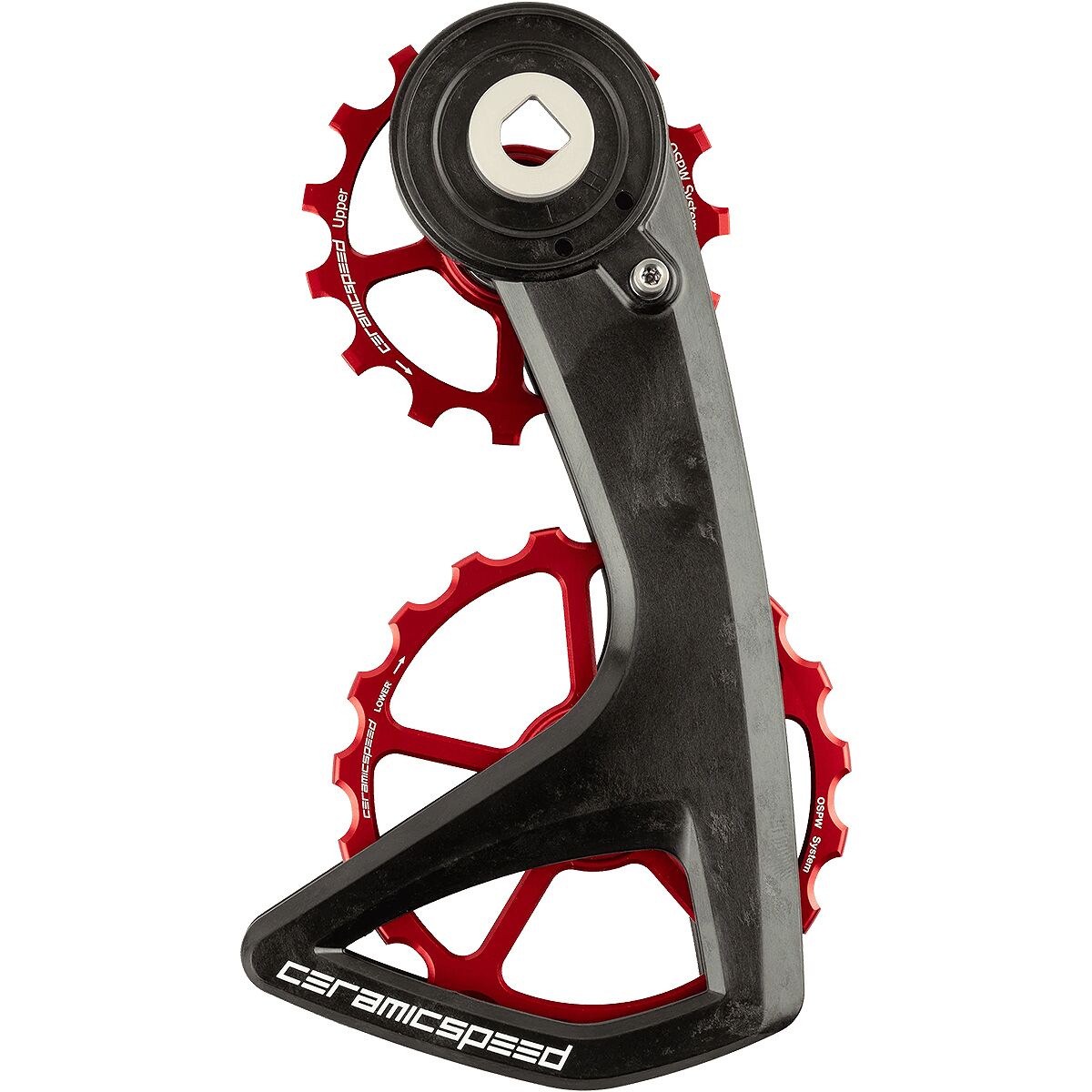 Image of CeramicSpeed OSPW RS 5-Spoke v2 Red, SRAM Red D1/E1, Force D1