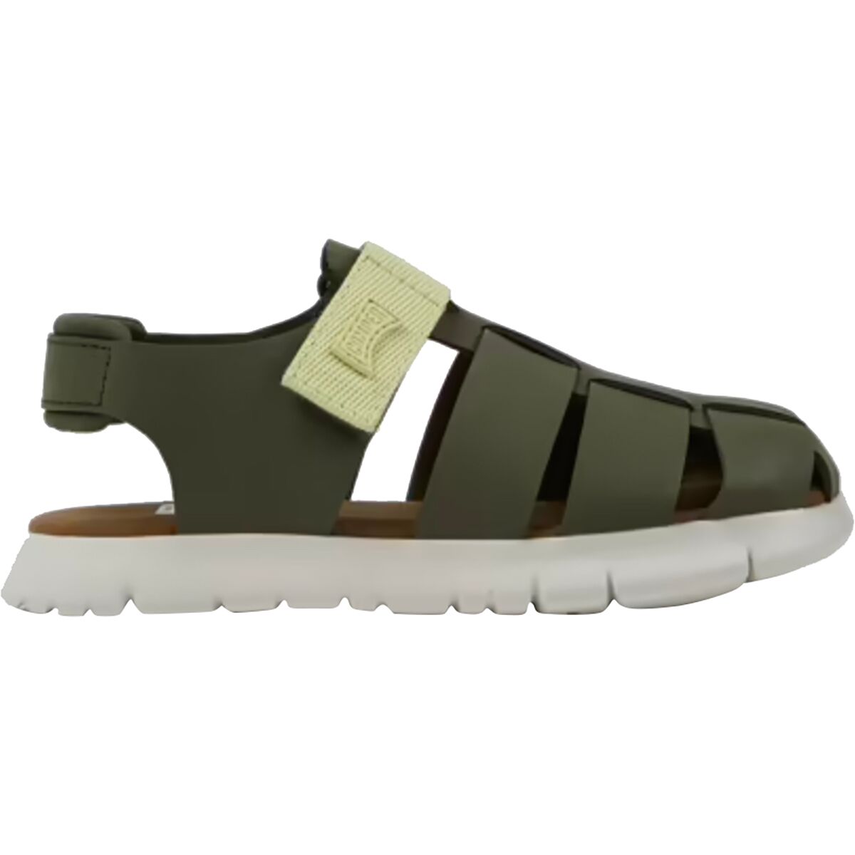 Image of Camper Oruga T-Strap Sandal - Toddlers' Green, 28.0