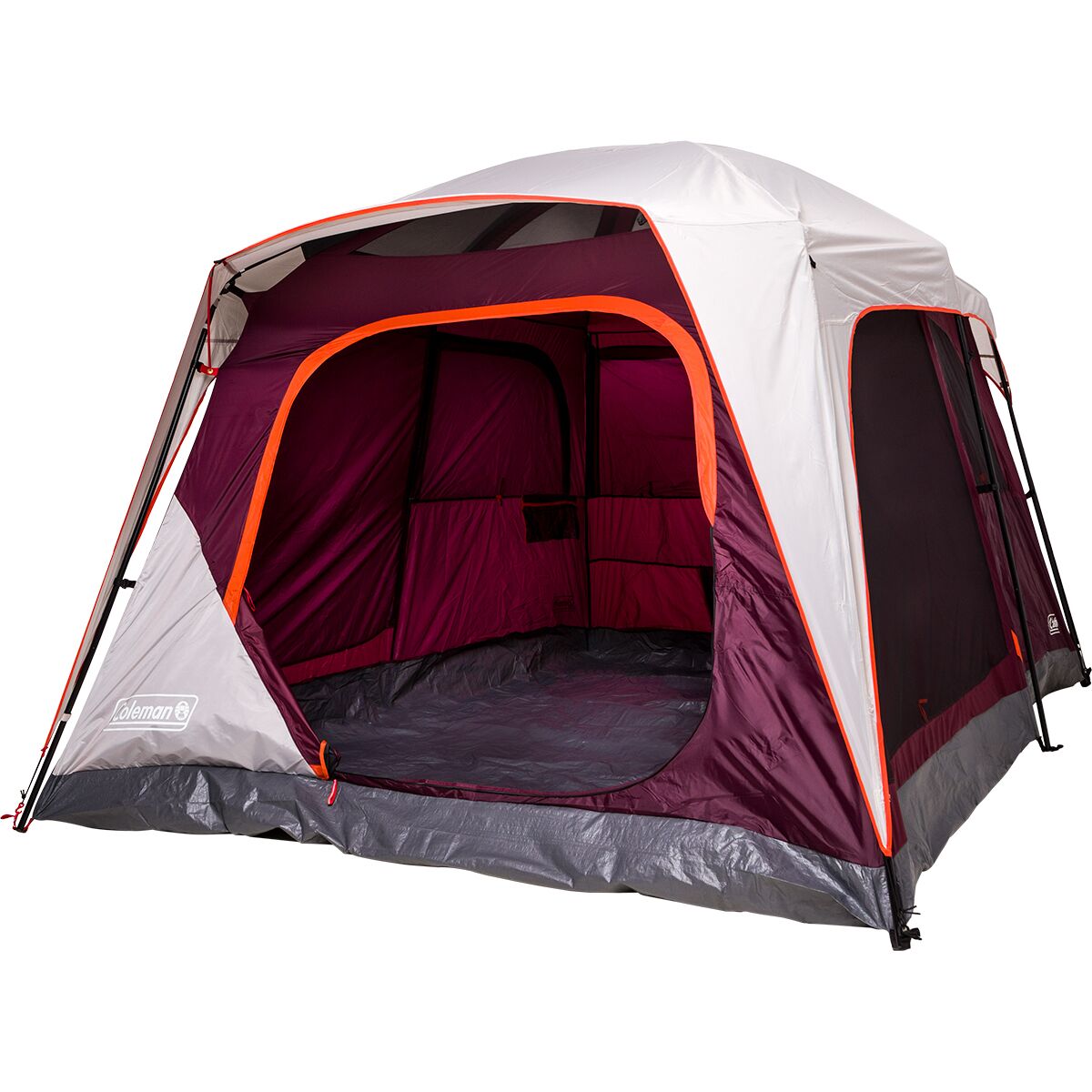 Image of Coleman Skylodge Cabin Tent: 8-Person 3-Season Blackberry, One Size