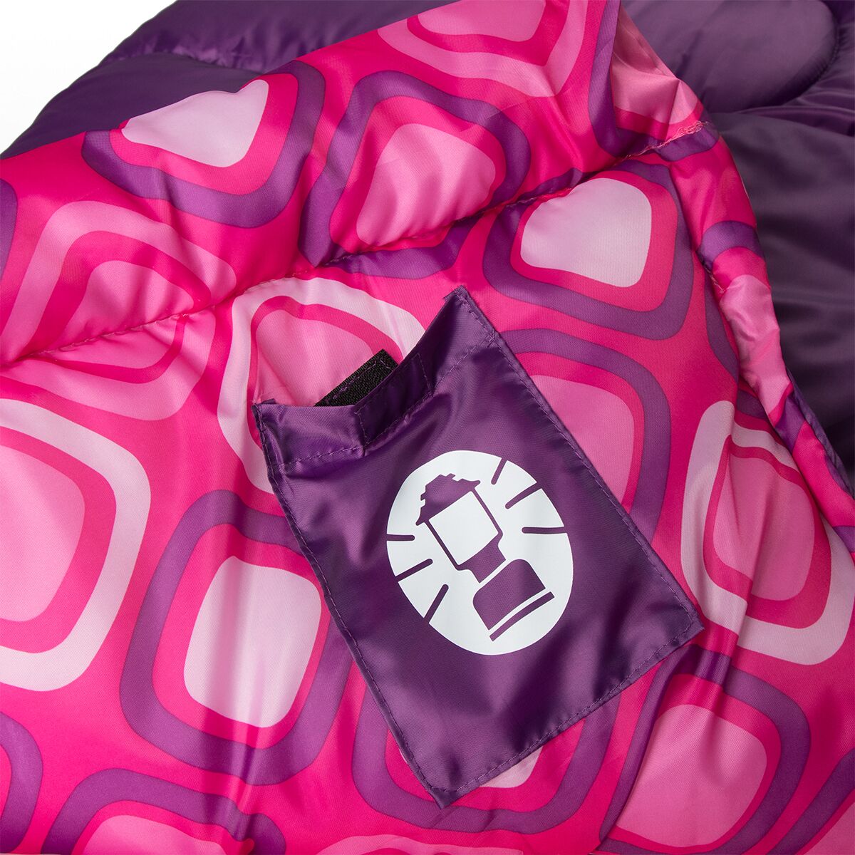 Coleman Plum Fun Sleeping Bag: 45F Synthetic - Girls' - Kids