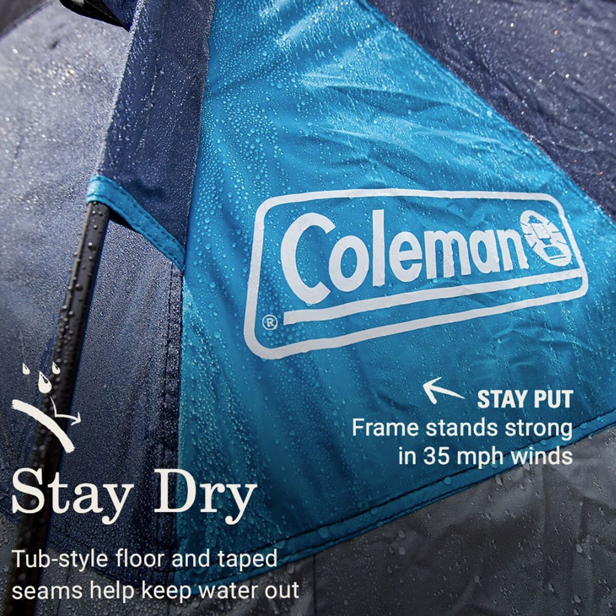 Coleman Camp Burst Dark 4人用テント LEDランタン Coleman Camp Burst Dark Room (BEST BUDGET?) 4-Person Tent