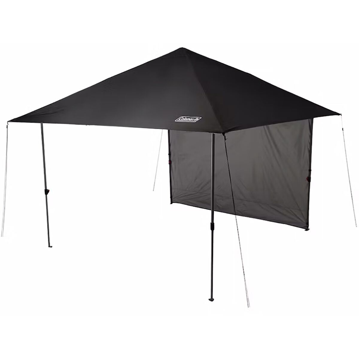 Coleman Oasis Lite 10 x 10 Canopy With Sun Wall Black, One Size
