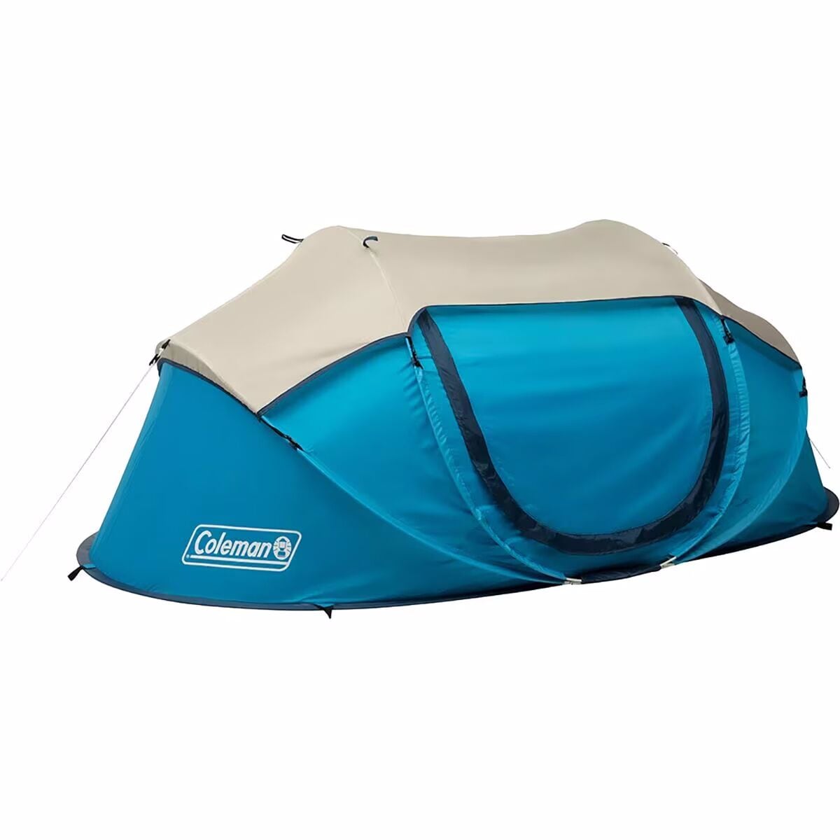 Image of Coleman Camp Burst Pop Up Dark Room Tent: 2-Person 3-Season Scuba Blue, One Size