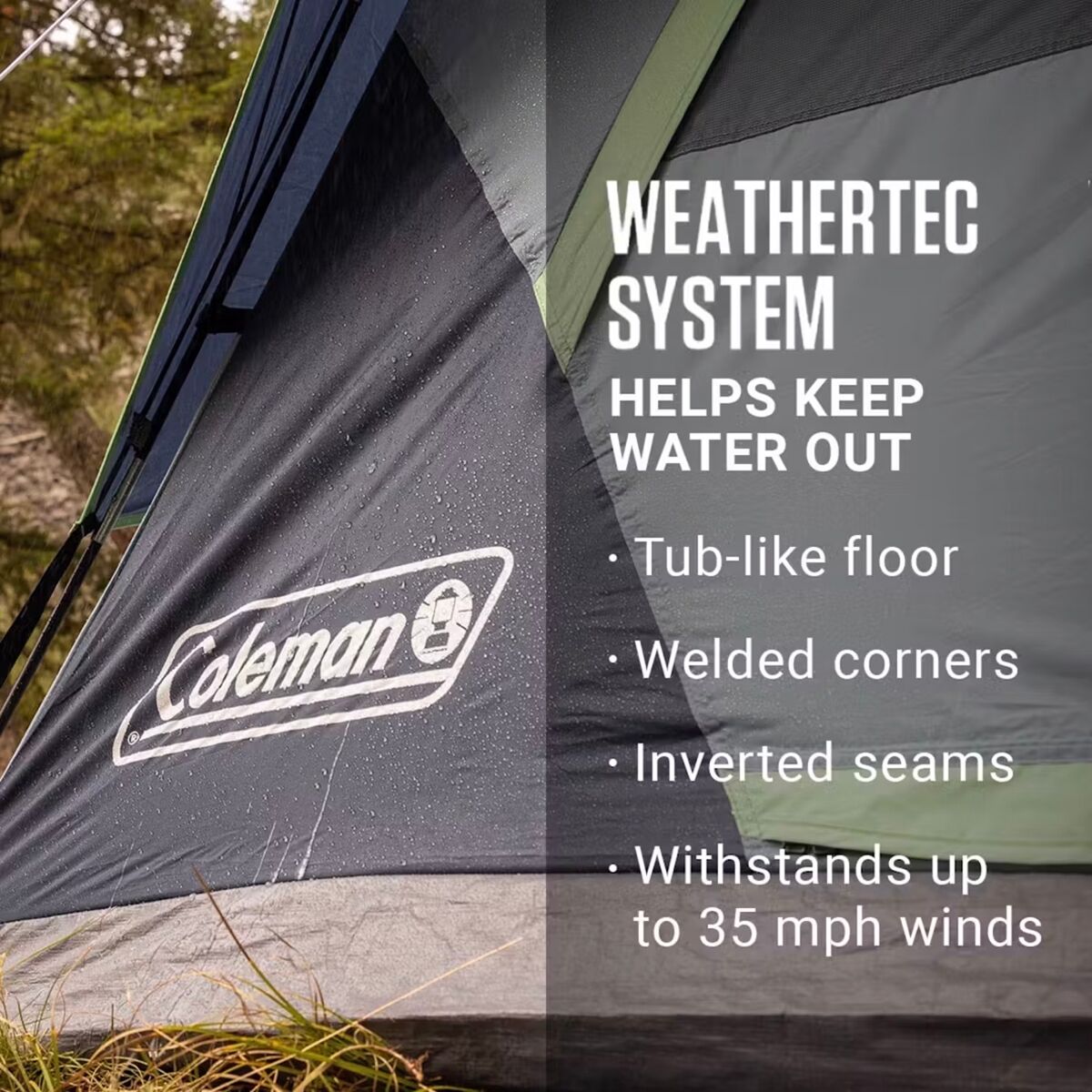 Coleman Skydome Dark Room Tent 2207025 - 4/6 8/10 Person PFAS for