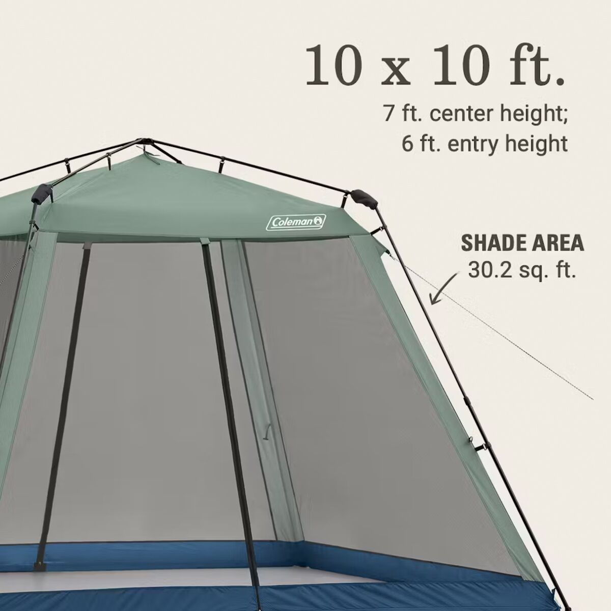 Coleman Skylodge 10 x 10 Instant Screenhouse - Hike & Camp