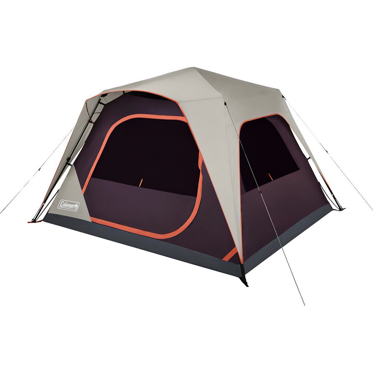 Coleman Skylodge Instant Tent: 6-Person 3-Season Blackberry, One Size