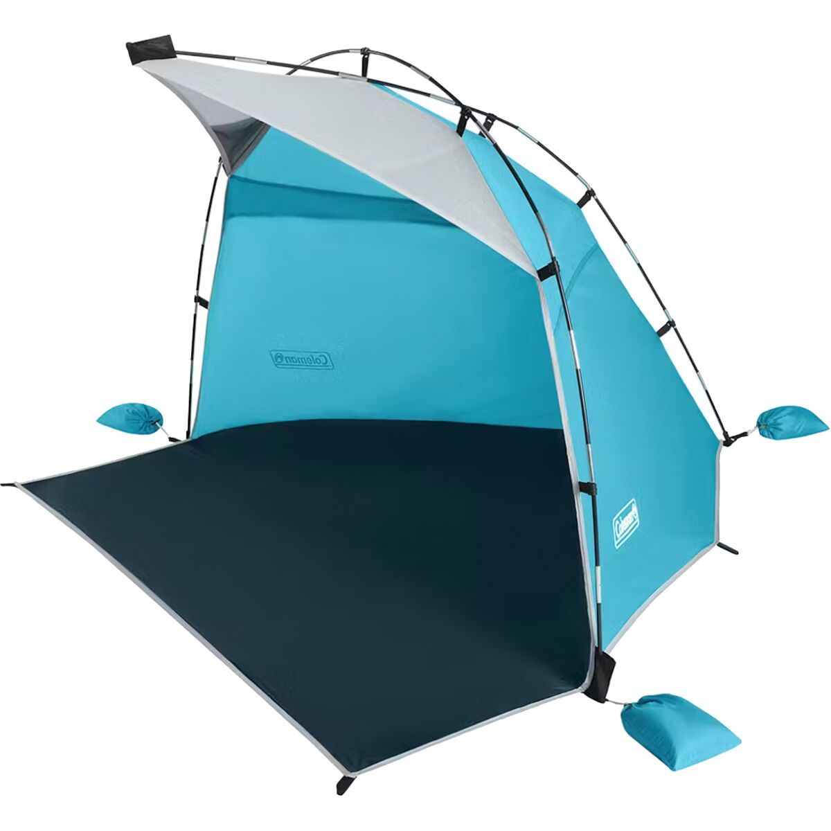 Image of Coleman Skyshade Beach Shade Caribbean Blue, Small