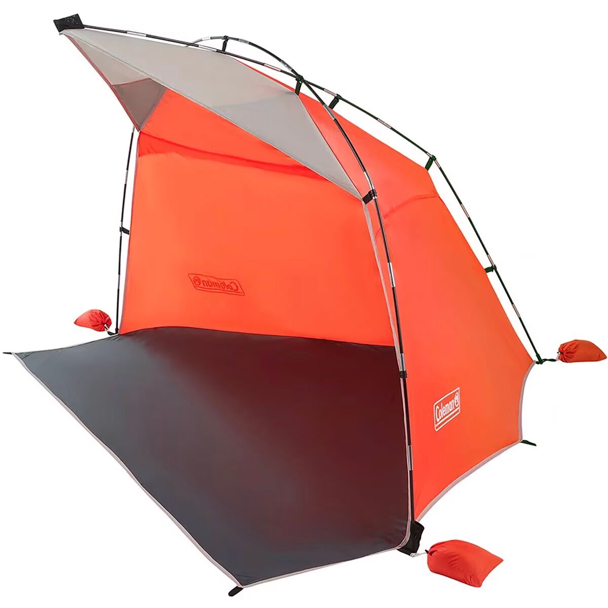 Image of Coleman Skyshade Beach Shade Orange, Large
